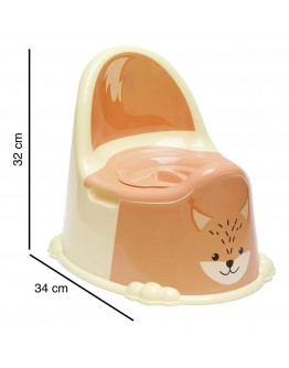 Детско гърне с капак животни